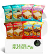 Prime Bites Protein Brownies Variety Pack Blondies - High Protein (19G), Collagen & Whey Protein, Low Sugar - 8 Count Snack & Gift Box