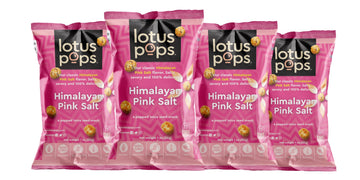 Lotus Pops - Popped Lotus (Water Lily) Seed Snacks  Low Calorie Gluten Free and Vegan Snacks | Plant Protein | Roasted Not-Fried