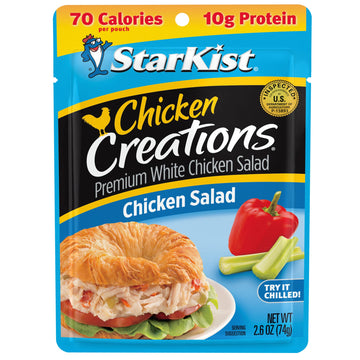 Starkist Chicken Creations, Chicken Salad, Single Serve Pouch, 2.6 Oz