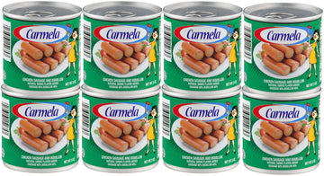Carmela Chicken Sausage and Bouillon, Natural Smoke Flavor, 5 oz (Pack of 8)