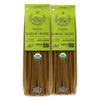MORELLI Organic Garlic and Basil Linguine Pasta - 8.8oz (Pack of 2) - Italian Basil Green - Handmade Durum Wheat Semolina