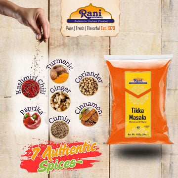 Rani Tikka Masala Indian Spice Blend, All Natural, Vegan, Salt-Free, 14oz (400g)