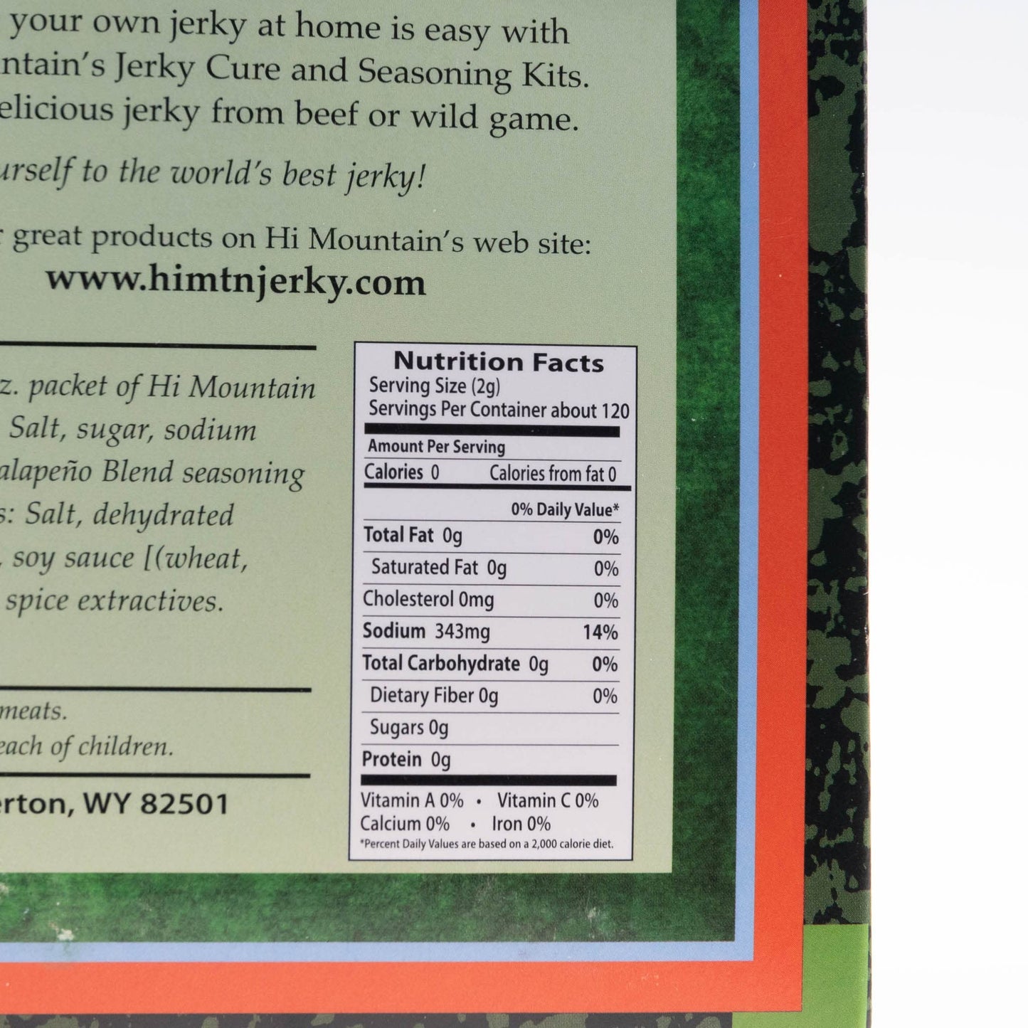 Hi Mountain Jerky Seasoning and Cure Kit - Jalapeno Blend, 7.2 oz, Creates Homemade Beef Jerky for Beef, Deer, Elk & Venison
