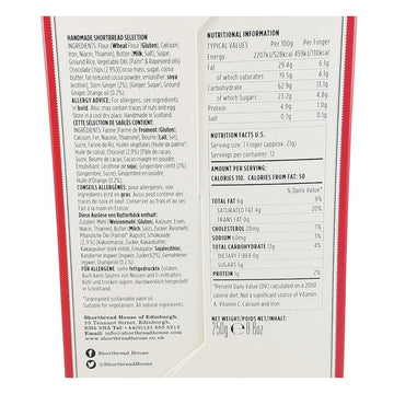 Shortbread House Of Edinburgh Truly Handmade Shortbread Fingers, 8.8Oz Selection Box (Pack Of 2)