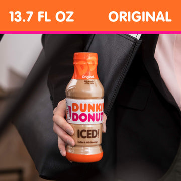 Dunkin Donuts Iced Coffee, Original, 13.7 Fluid Ounce (Pack Of 12)