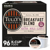 Tully'S Coffee Breakfast Blend Keurig Single-Serve K-Cup Pods, Light Roast Coffee, 96 Count (4 Packs Of 24)