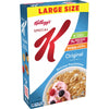 Kellogg's Special K Breakfast Cereal, Family Breakfast, Fiber Cereal, Large Size, Original, 12oz Box (1 Box)