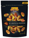 Setton Farms Pistachios, Scorpion Pepper Extreme Flavor, Naturally Seasoned, Dry Roasted No Shell, Non-GMO Project Verified, Glu