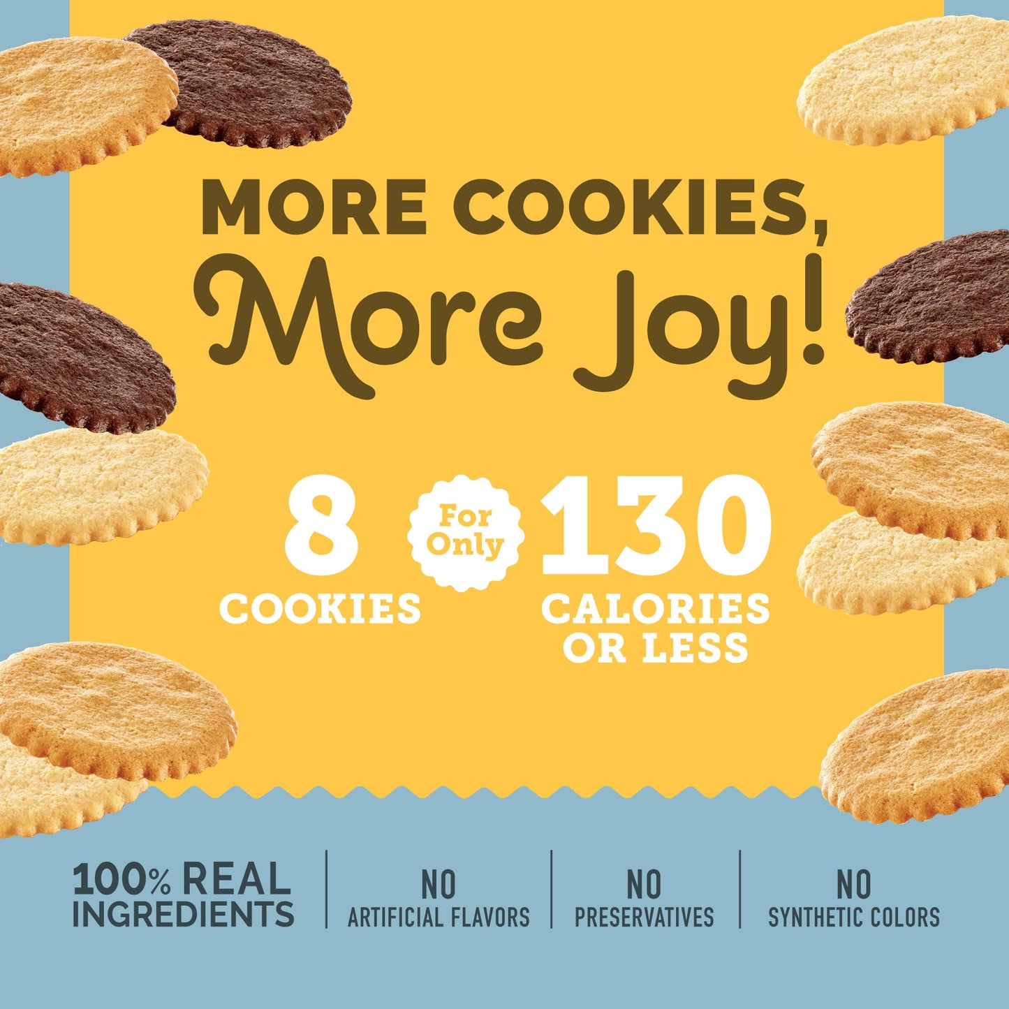 Dewey'S Bakery Brownie & Vanilla Moravian Style Cookie Thin Variety Pack, Bakery Fresh With Real Simple Ingredients, Low Calorie