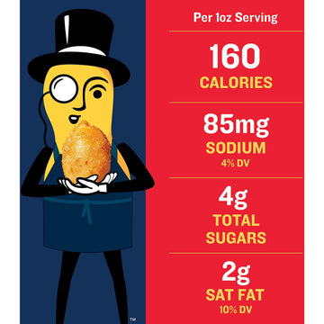 PLANTERS Honey Roasted Peanuts, Plant-Based Protein, 34.5 Oz (2 Tubs)