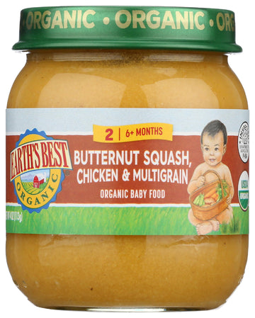 Earth'S Best - Dinner Organic Butter Nut Chicken Multigrain - Case Of 10-4 Oz