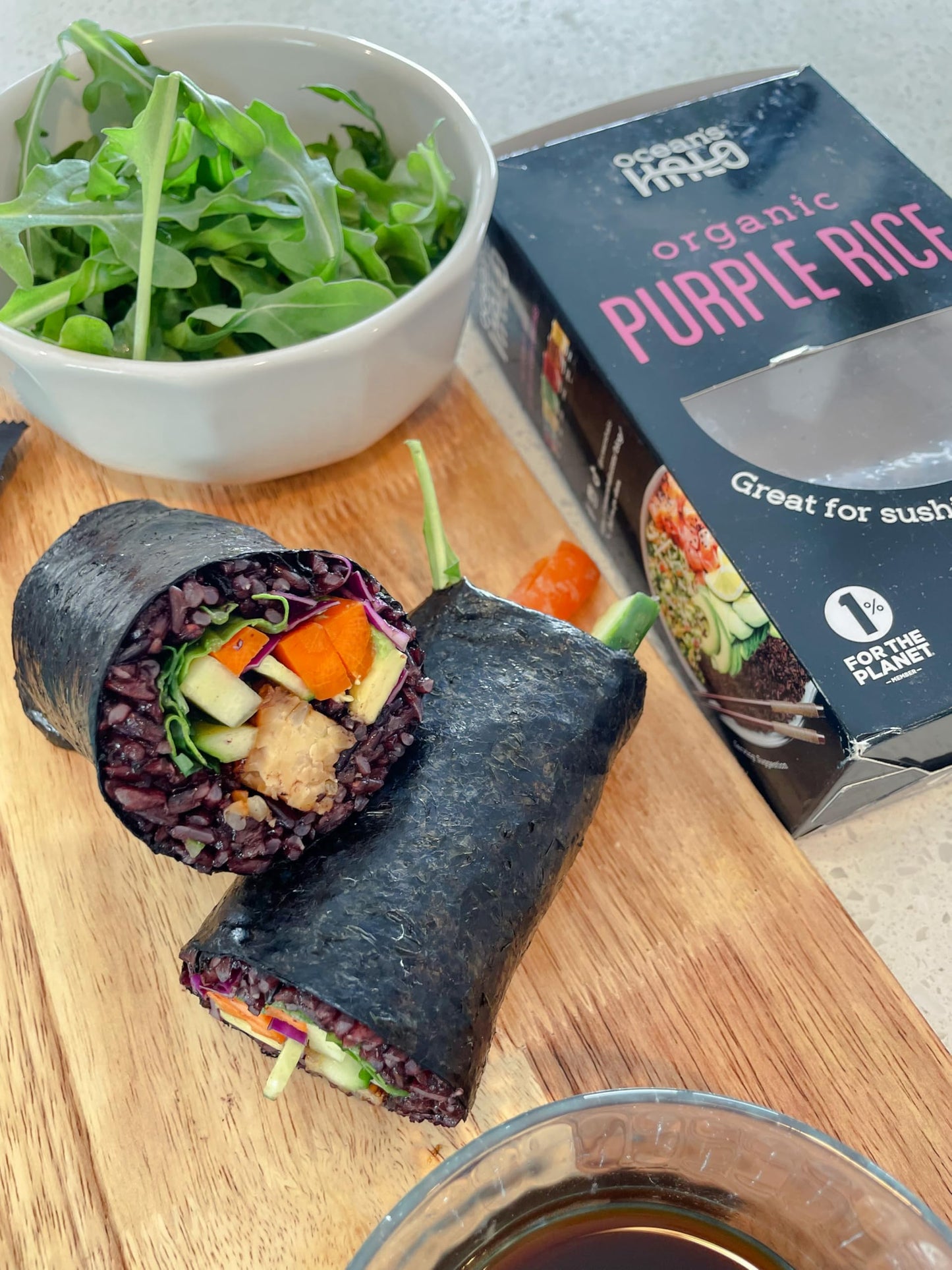 Oceans Halo Purple Rice, Organic, Vegan, Gluten-Free Ingredients, 32 Oz