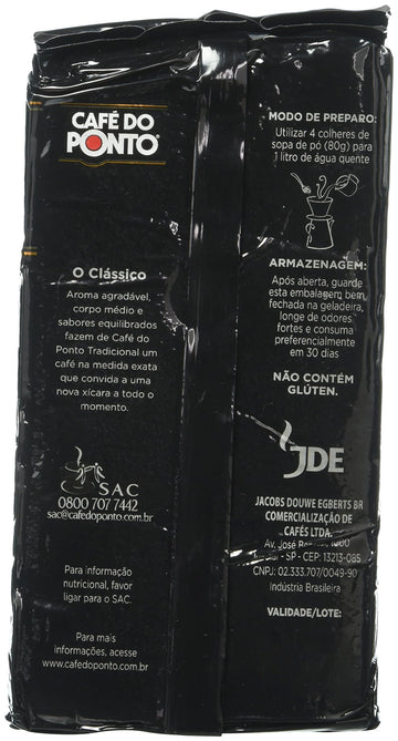 Cafe Do Ponto Coffee - Tradicional- 17.6 , One Pack