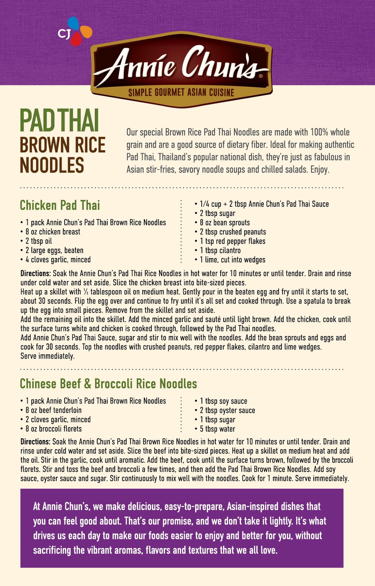 Annie Chun'S Padthai Brown Rice Noodle, 8 Oz