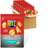 Ritz Crisp And Thins Salt And Vinegar Chips, Party Snacks, Bulk Snacks, 6 - 7.1 Oz Bags