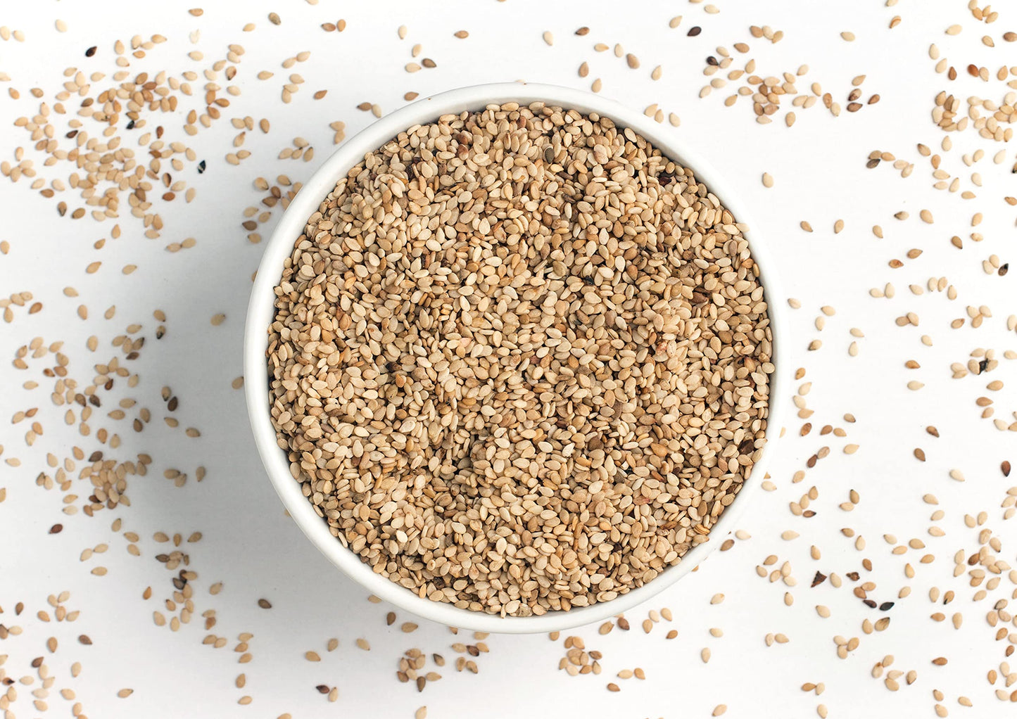 Food To Live Unhulled Sesame Seeds, 1 Pound – Whole Natural Raw White Sesame Seeds, Kosher, Vegan, And Keto, Bulk Sesame. High In Calcium, Iron, And Fiber. Perfect For Stir-Fries, Noodles