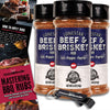 Pit Boss Lonestar Brisket BBQ Seasoning & Rub 3 Pack Bundle, 18 oz Total, Ideal for Grilling, Choice Bundle