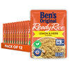 BenS Original Ready Rice Lemon And Herb Flavored Rice, Easy Dinner Side, 8.5 Oz Pouch (Pack Of 12)