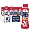 Core Power Protein Shake, Strawberry Banana, 14oz Bottle, 12 Pack, 26g Protein