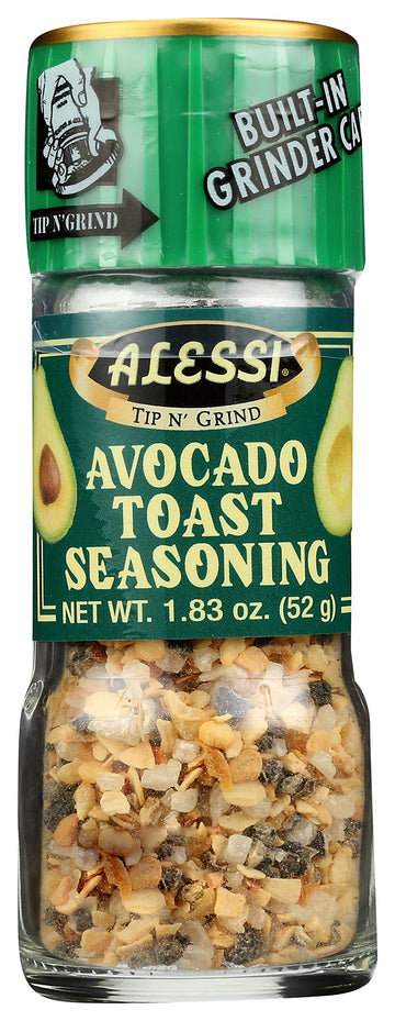 Alessi Seasoning Avocado Toast, 1.83 Oz (Pack Of 6)