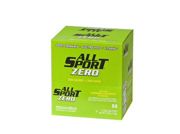 All Sport Hydration Sticks, Electrolyte Drink Mix, Sugar Free, Lemon-Lime, 50 Count, 5 Ounce