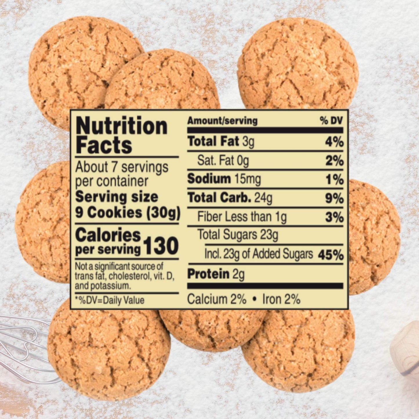 Roland Foods Amaretti Cookies, 7 Ounce Bag, Pack of 5