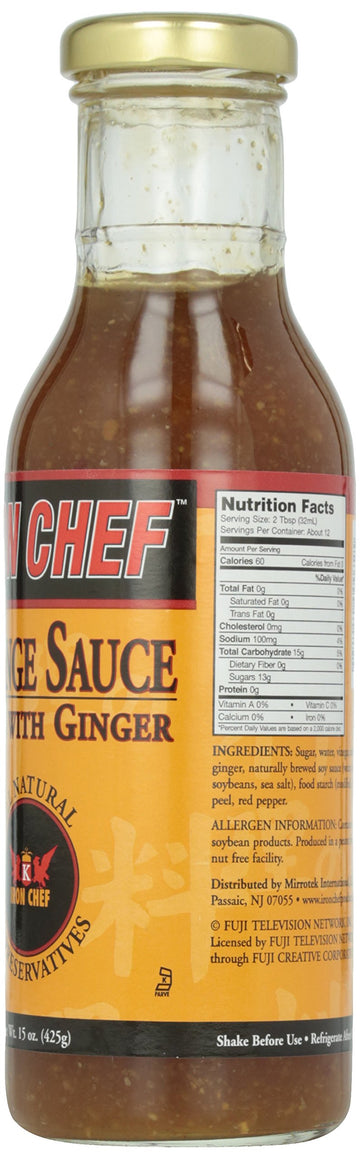 Iron Chef Orange Ginger Sauce, 15 Oz