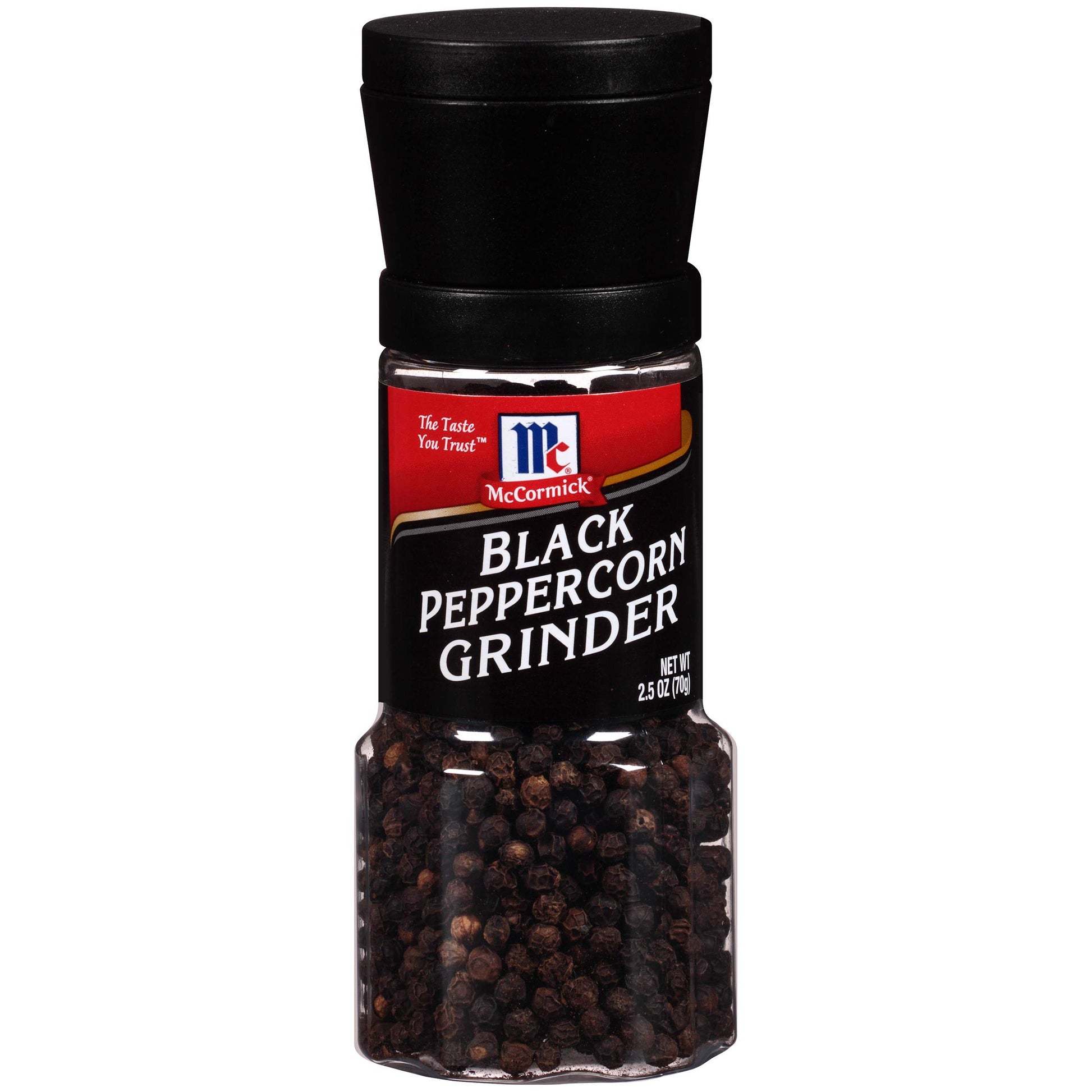 McCormick Black Peppercorn Grinder, 2.5 oz (Pack of 12)