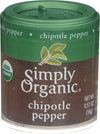 Simply Organic Chipotle Pepper Ground, Certified Organic, Kosher, Mini Spices | 0.57 Ounce (Pack of 1)