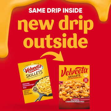Velveeta Cheesy Skillets, Ultimate Cheeseburger, 12.8 oz