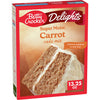 Betty Crocker Delights Super Moist Carrot Cake Mix, 13.25 Oz.