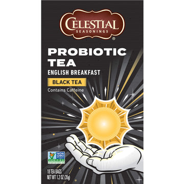 Celestial Seasonings Probiotic Tea Black Tea, 18 Count