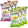Barnana Plantain Chips Variety Pack, Himalayan Sea Salt & Acapulco Lime, 100% Coconut Oil, Non-GMO, Vegan, 5oz, 6-Pack