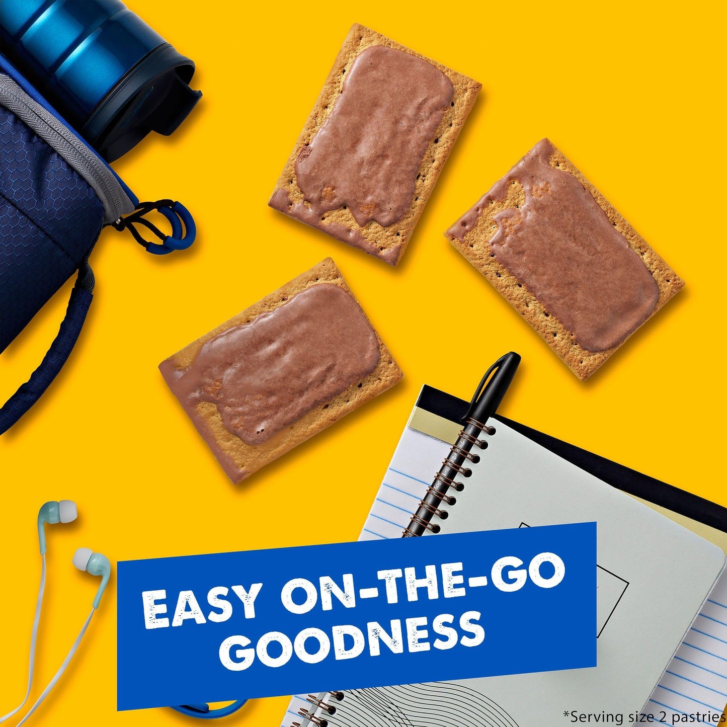 Pop-Tarts Toaster Pastries, Breakfast Foods, Kids Snacks, Value Pack, Frosted Smores (64 Pop-Tarts)