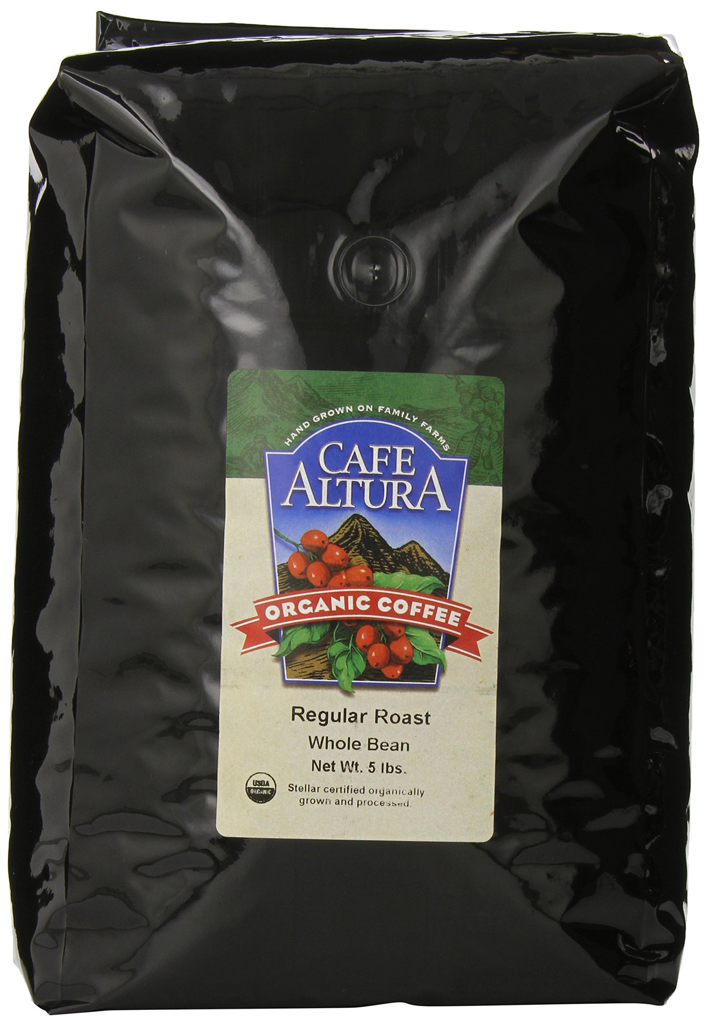 Cafe Altura Whole Bean Organic Coffee, Regular Roast (Packaging May Vary)