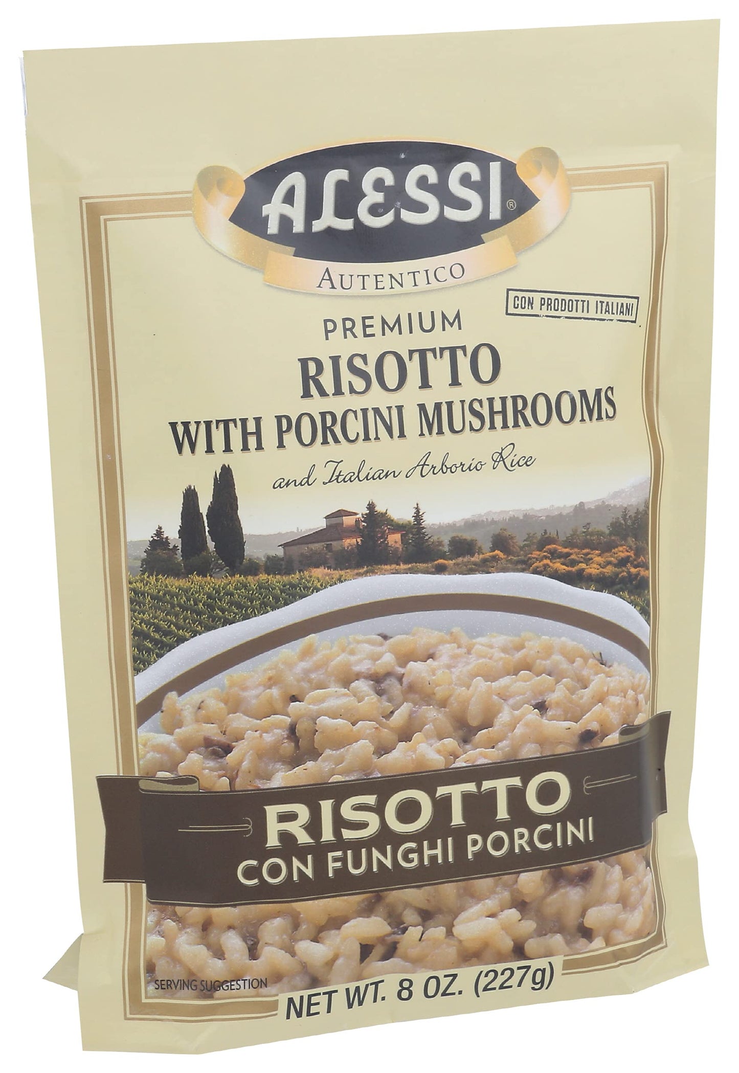Alessi - Funghi Risotto - Porcini Mushrooms - Case of 6 - 8 oz.