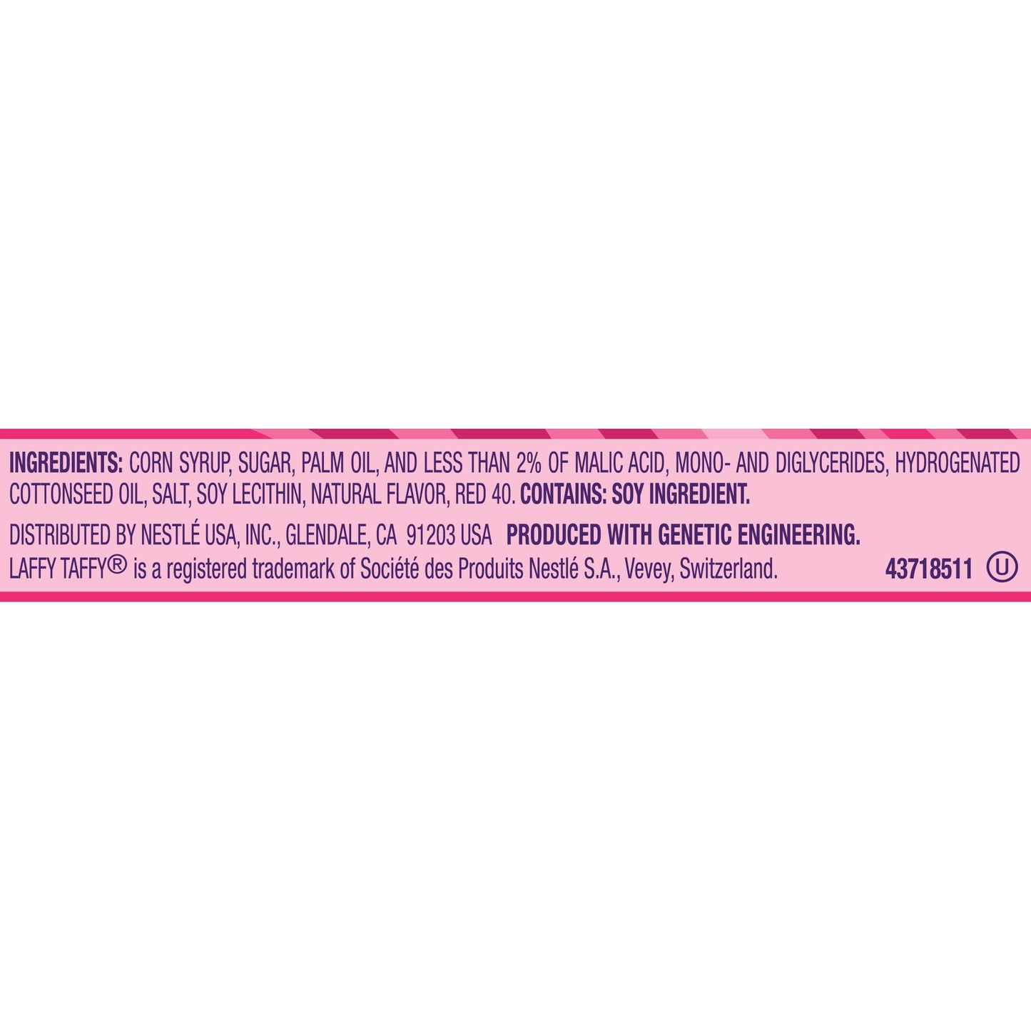 Wonka Laffy Taffy Rope, Strawberry, 0.81 Ounce
