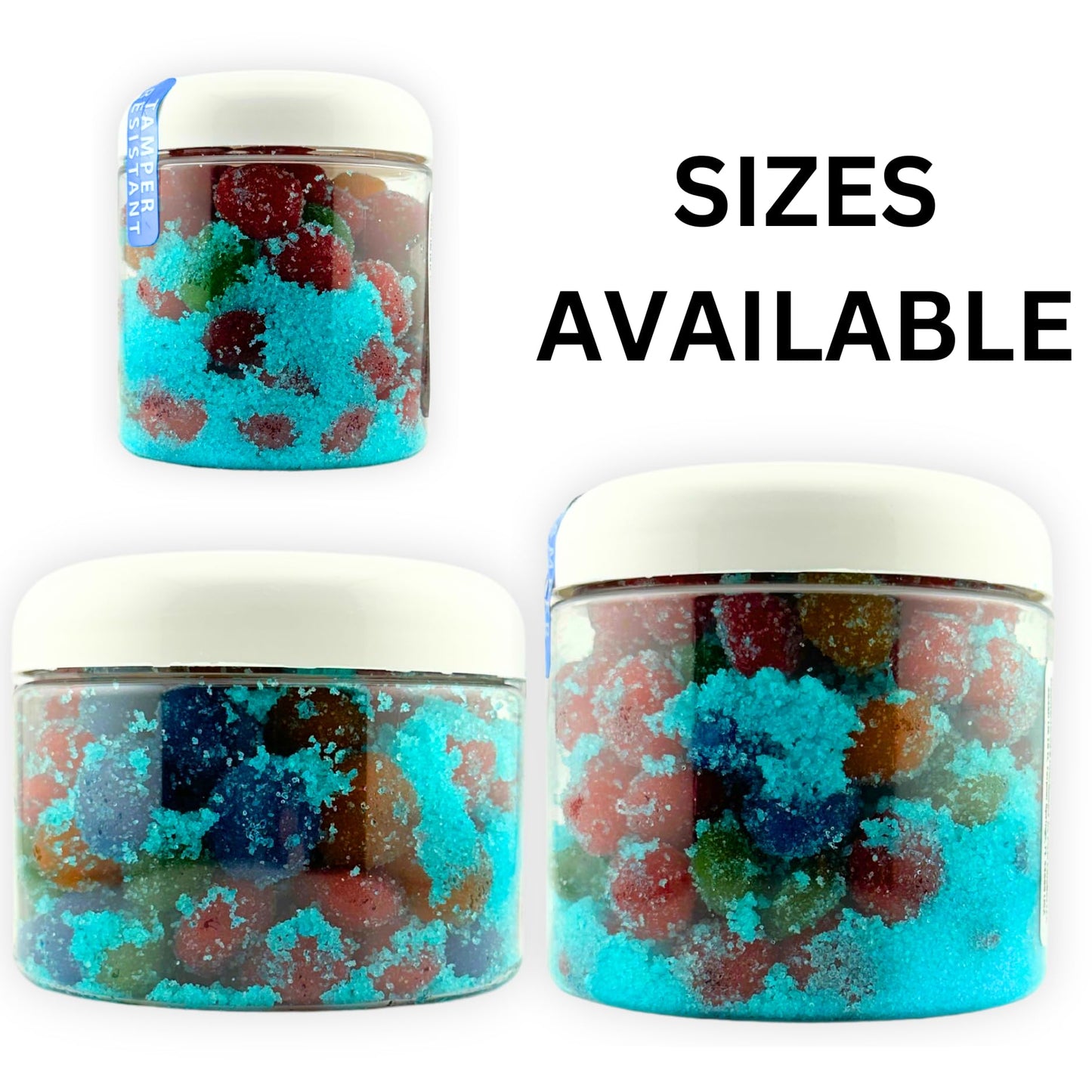 Cuza Candies Super Sour Blue Raspberry Gushers - Super Sour Candy - Viral Tiktok Candy - Best Blue Razz Gushers In Resealable Co