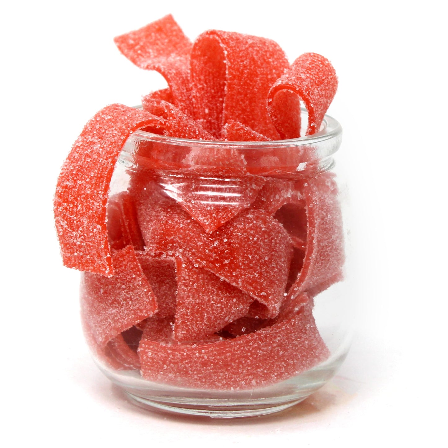 Snacktery Red Strawberry Sour Belts - Vibrant & Tangy Strawberry Sour Strips - Non Gmo, Vegan & Kosher Strawberry Belts Candy -