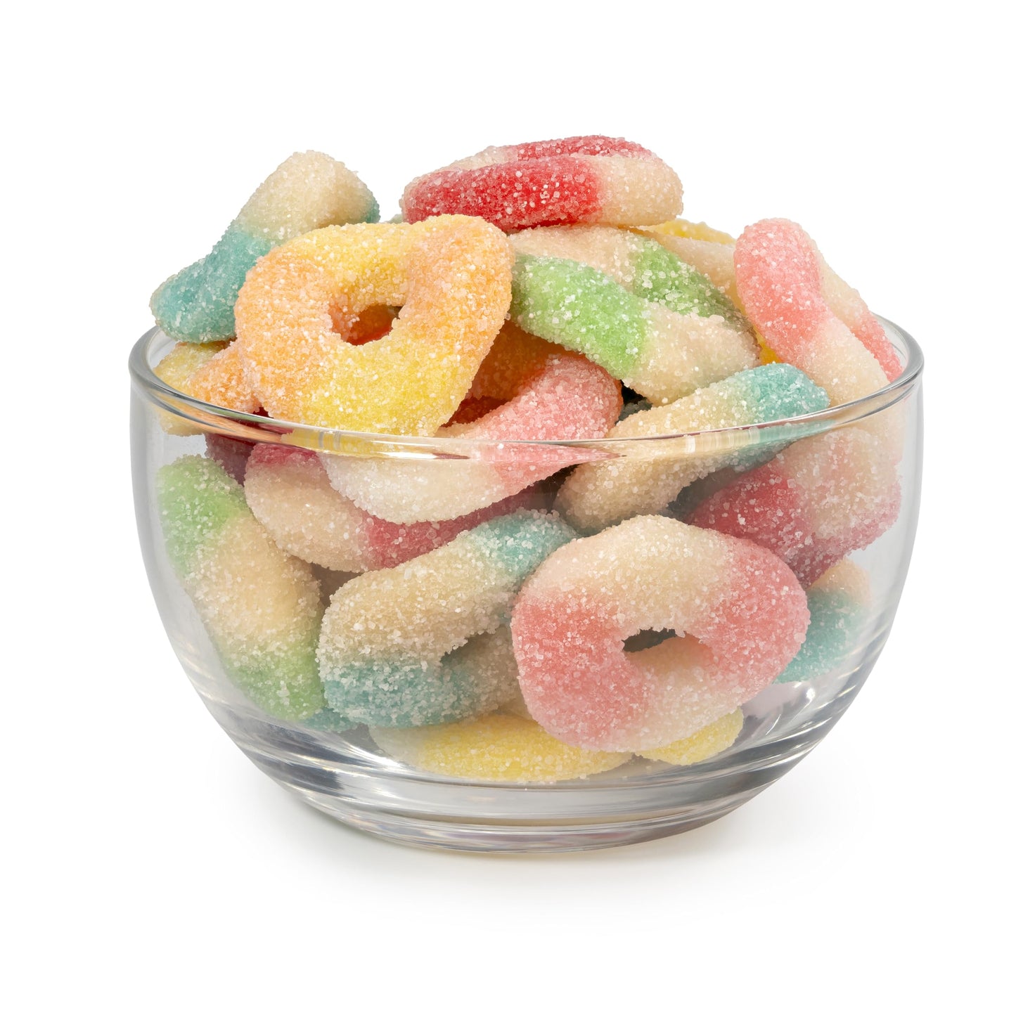 Smarty Stop Mini Sour Gummy Rings Candy GummiRoos (Assorted, 2.2 Pound (Pack of 1))