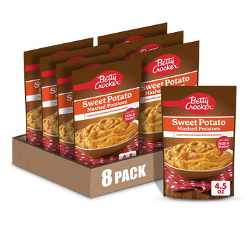 Betty Crocker Sweet Potato Mashed Potatoes, 4.5 Oz. (Pack Of 8)