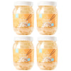 HOMTIEM Pickled Sushi Ginger, Sweetened with Stevia, Fat Free, Sugar Free, 48 Oz (4 Jars of 12 Oz)