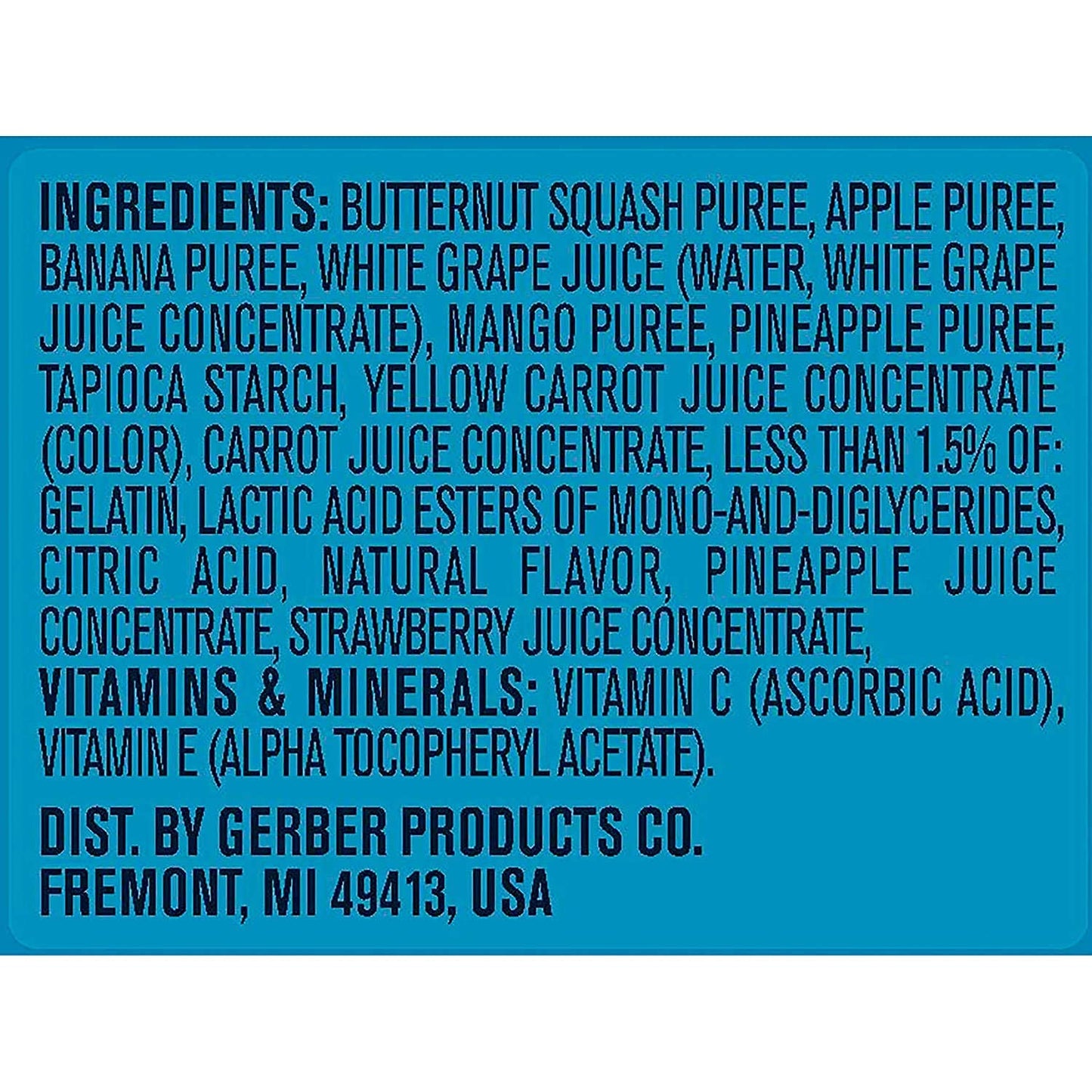 Gerber Graduates Fruit & Veggie Melts - Truly Tropical Blend, 1-Ounce (Pack Of 4)