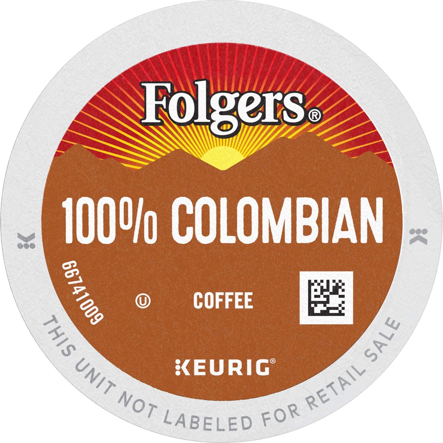 Folgers 100% Colombian Medium Roast Coffee, 24 Keurig K-Cup Pods