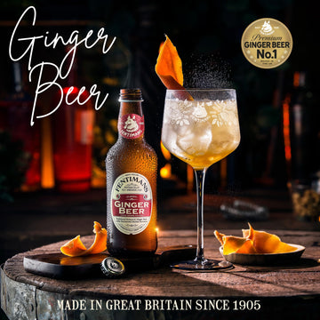 Fentimans Sparkling Ginger malt-inspired - Non- ic Craft Soda, 9.3 Fl Oz (Pack of 12)