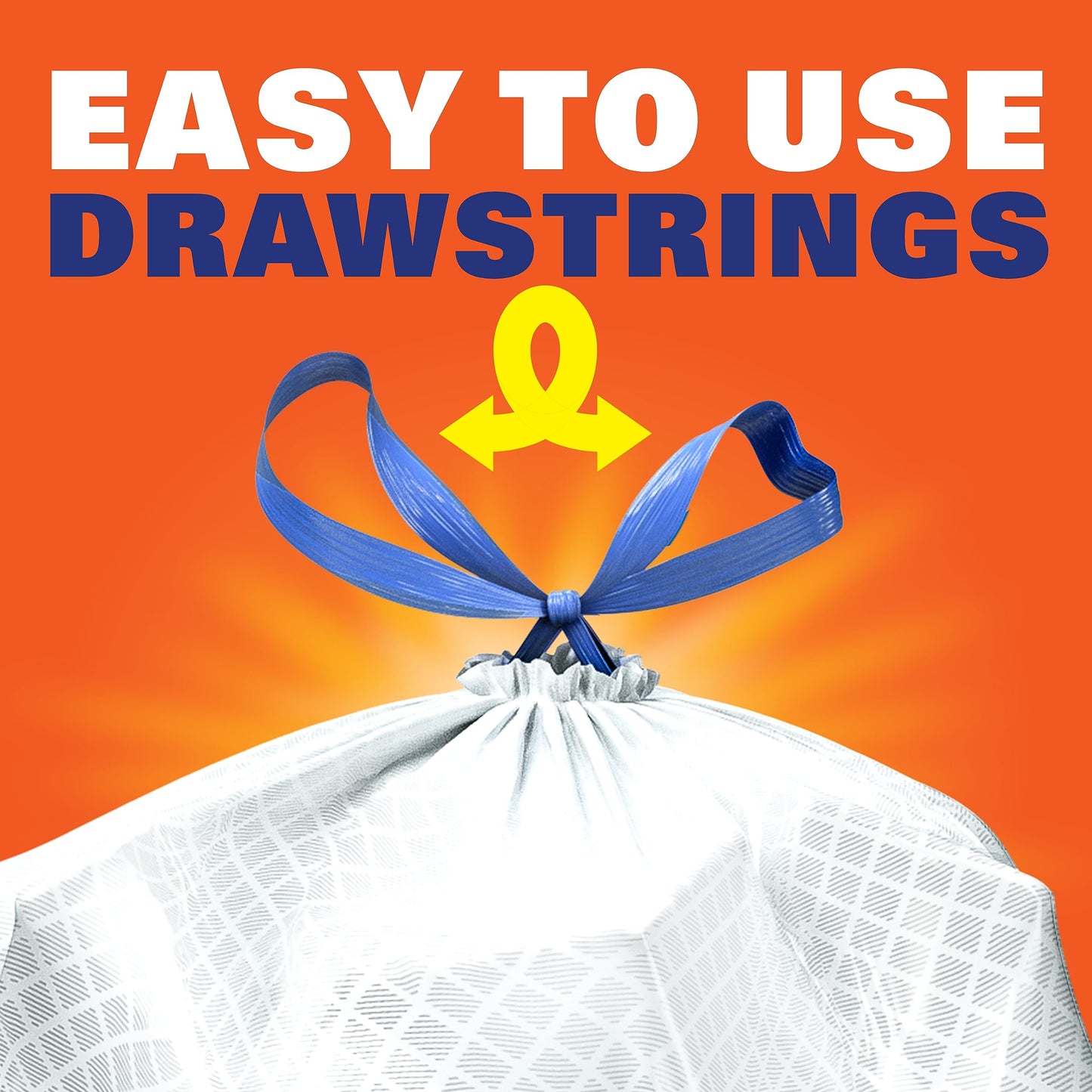 Hefty Ultra Strong Scented Tall White Kitchen Bags, 13 Gal, 09 Mil, 2475-Inch X 2488-Inch, White, 240Carton (E88356Ct)