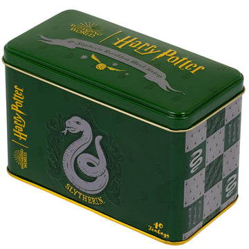 New English Teas Harry Potter Slytherin Crest Tea Tin With 40 English Breakfast Teabags
