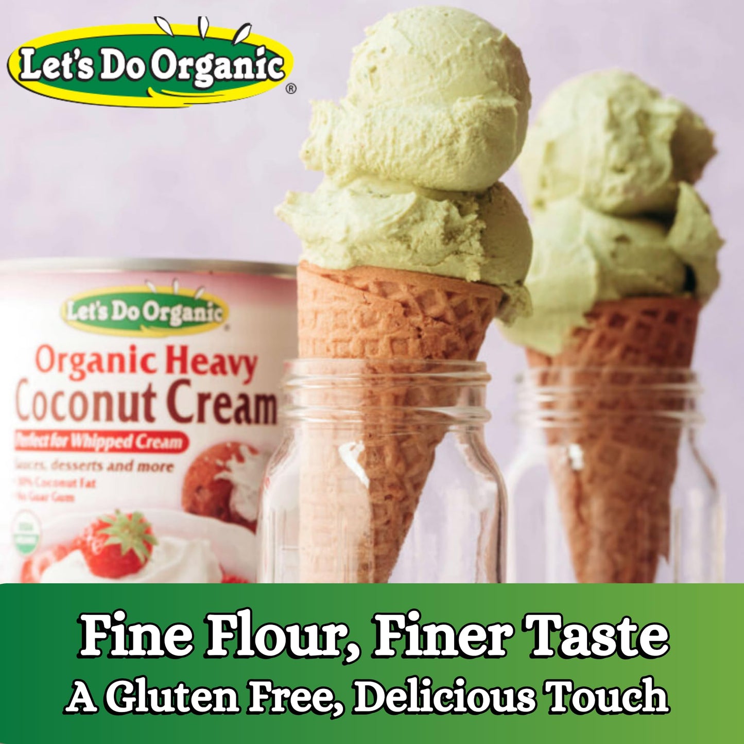 Lets Do Organic Coconut Cream - Vegan Whipped Cream, 13.5 Fl Oz, White, Model 167376