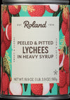 Roland Whole Lychees in Heavy Syrup (19.9 oz Cans) 2 Pack
