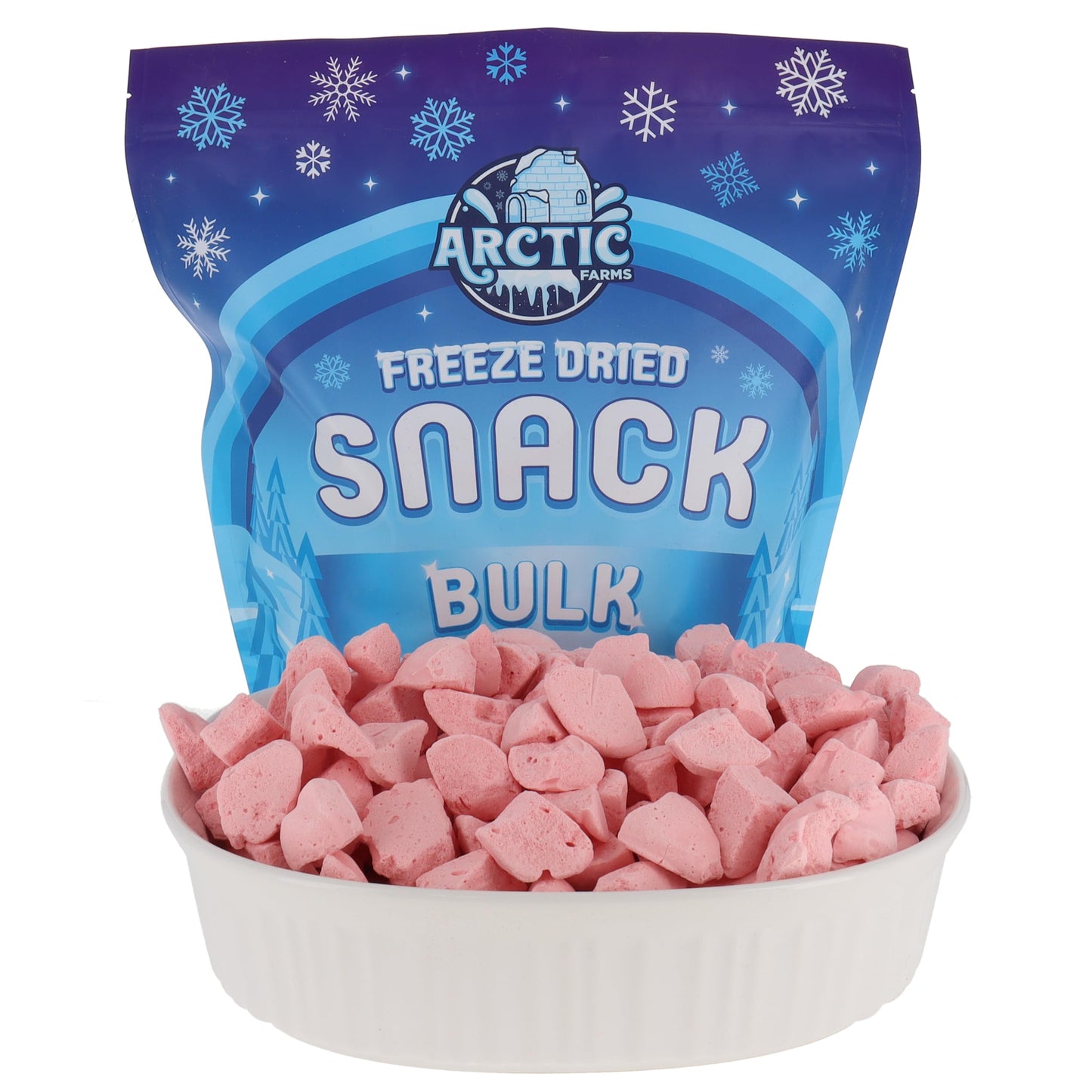 Arctic Farms Freeze Dried Ice Cream Bits Bulk - Does Not Melt (Black Cherry) (1Lb)